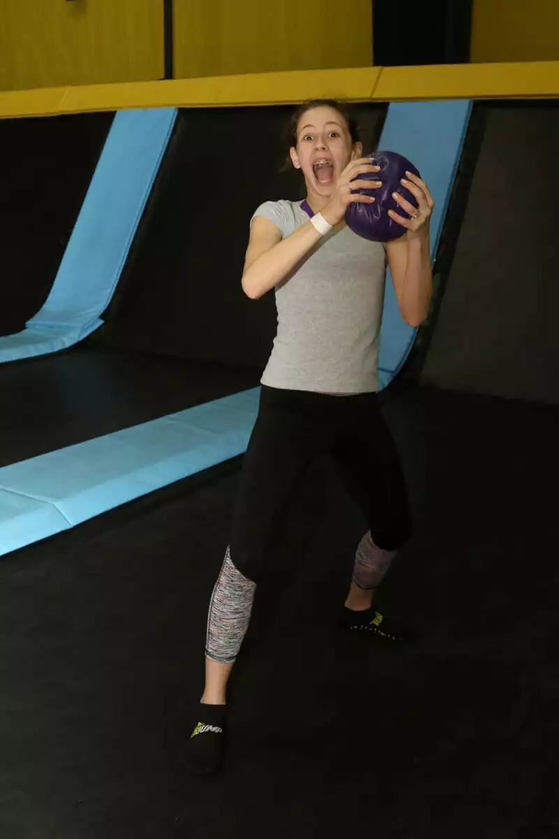 catching dodgeball