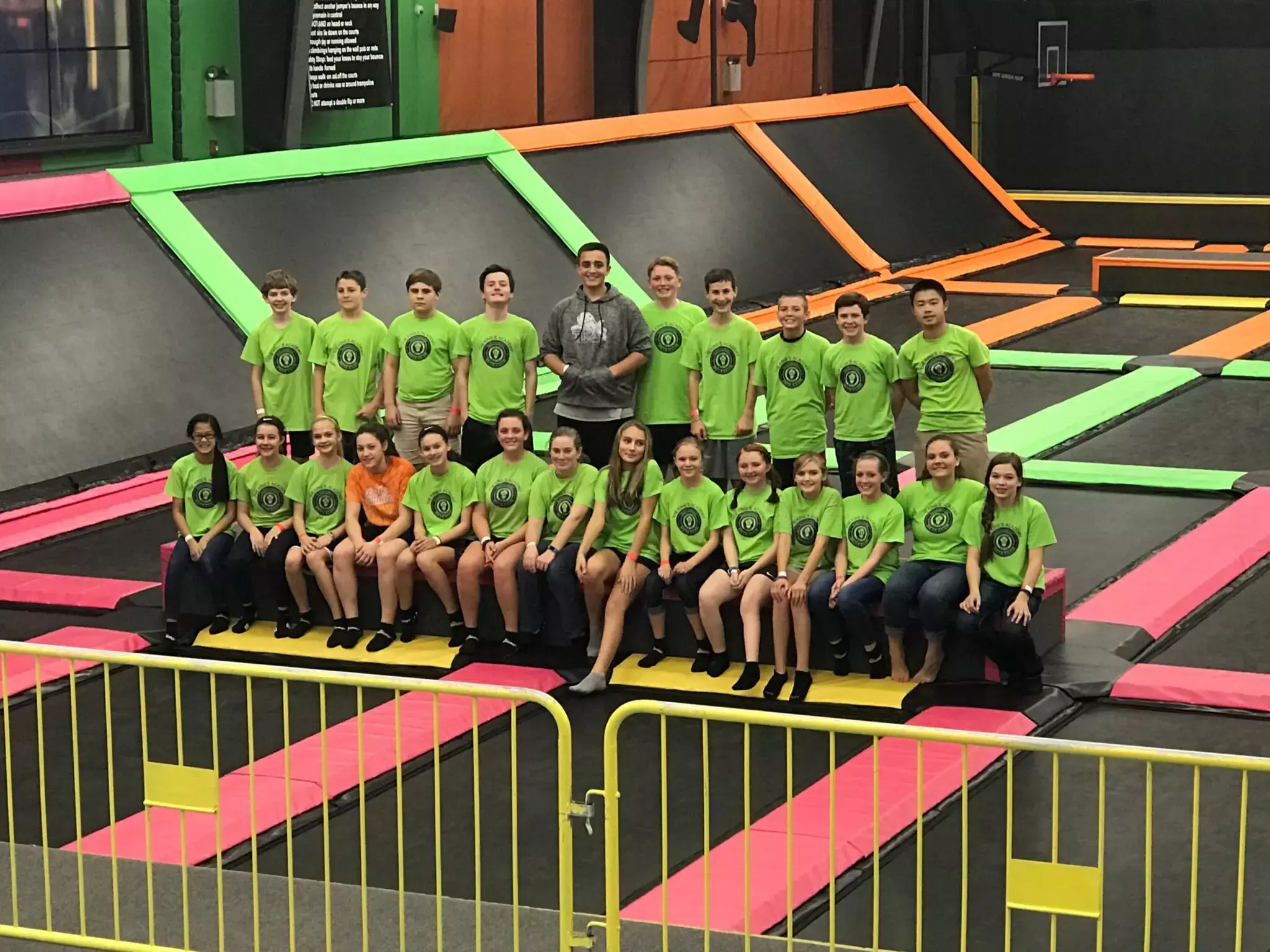 group on trampolines