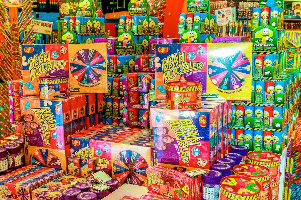Bean Boozled display at Sugar Rush